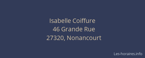 Isabelle Coiffure