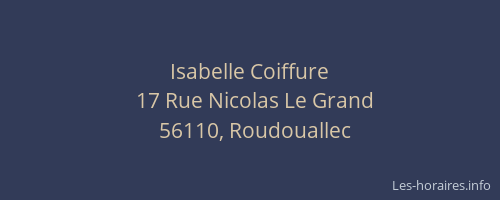 Isabelle Coiffure