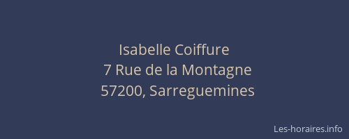 Isabelle Coiffure