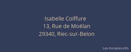 Isabelle Coiffure