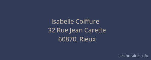 Isabelle Coiffure