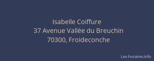 Isabelle Coiffure