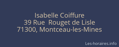 Isabelle Coiffure
