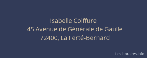 Isabelle Coiffure