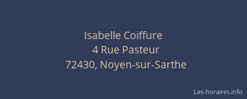 Isabelle Coiffure