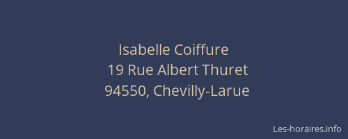 Isabelle Coiffure