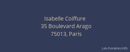 Isabelle Coiffure
