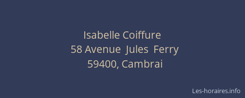 Isabelle Coiffure
