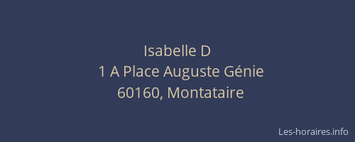 Isabelle D