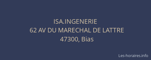 ISA.INGENERIE