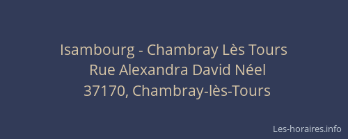 Isambourg - Chambray Lès Tours