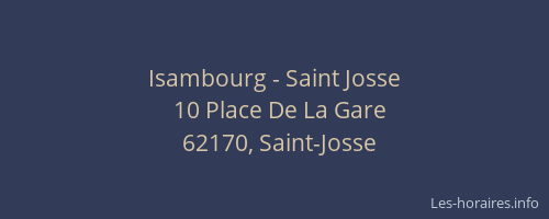 Isambourg - Saint Josse