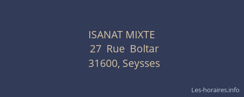 ISANAT MIXTE