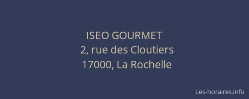 ISEO GOURMET