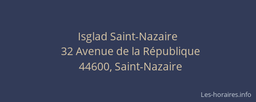 Isglad Saint-Nazaire
