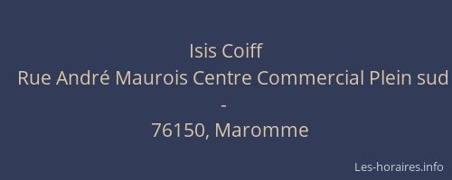 Isis Coiff