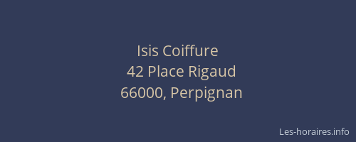 Isis Coiffure