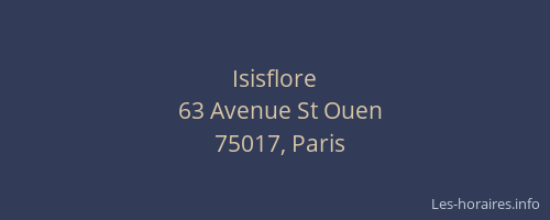 Isisflore