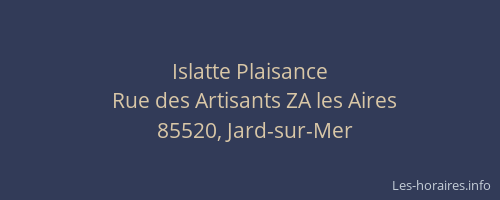 Islatte Plaisance