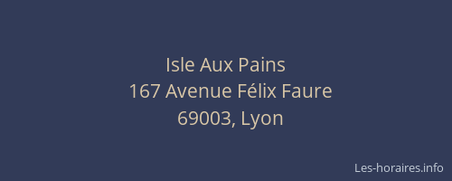 Isle Aux Pains