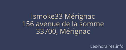Ismoke33 Mérignac