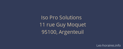 Iso Pro Solutions