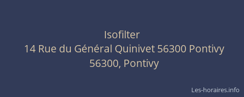 Isofilter
