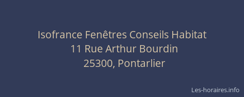 Isofrance Fen&ecirc;tres Conseils Habitat