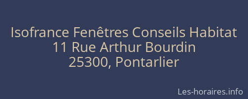 Isofrance Fenêtres Conseils Habitat