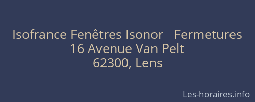 Isofrance Fenêtres Isonor   Fermetures