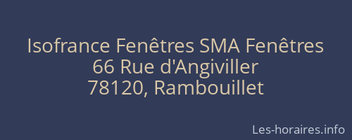 Isofrance Fenêtres SMA Fenêtres