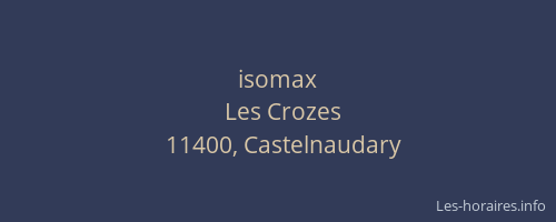 isomax