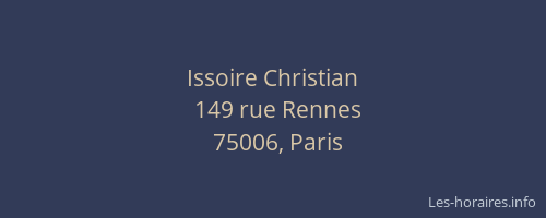 Issoire Christian