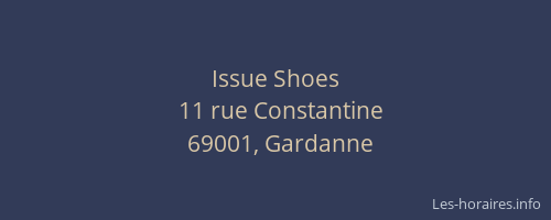 Issue Shoes