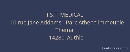 I.S.T. MEDICAL