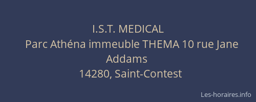 I.S.T. MEDICAL