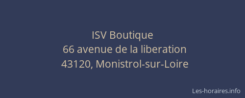 ISV Boutique
