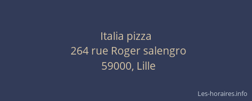 Italia pizza