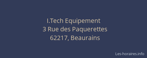 I.Tech Equipement