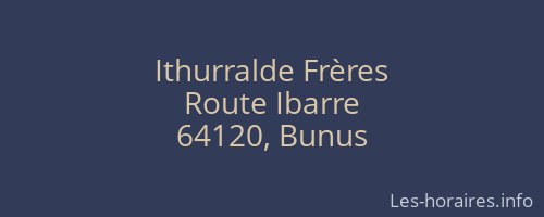 Ithurralde Frères