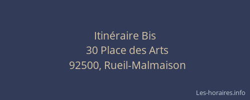 Itinéraire Bis
