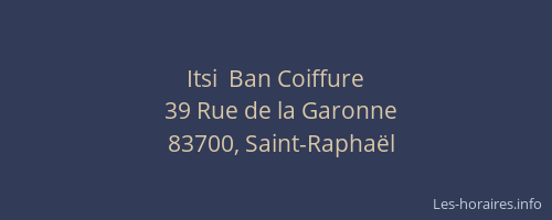 Itsi  Ban Coiffure