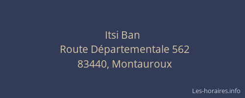 Itsi Ban