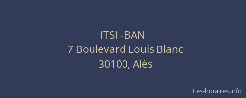 ITSI -BAN