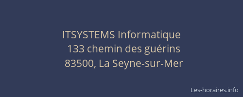 ITSYSTEMS Informatique