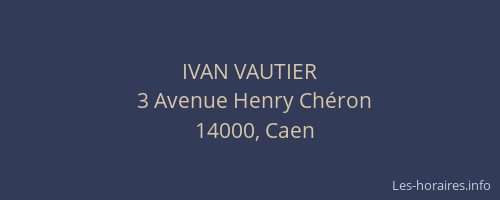 IVAN VAUTIER