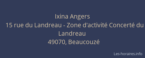 Ixina Angers