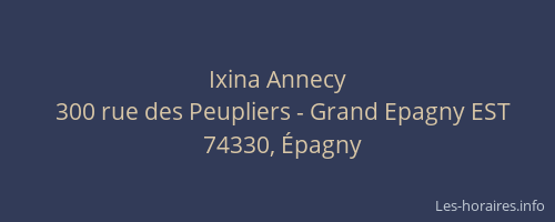 Ixina Annecy