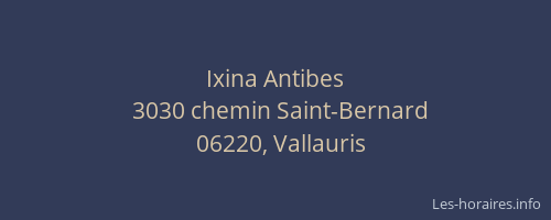Ixina Antibes