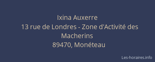 Ixina Auxerre